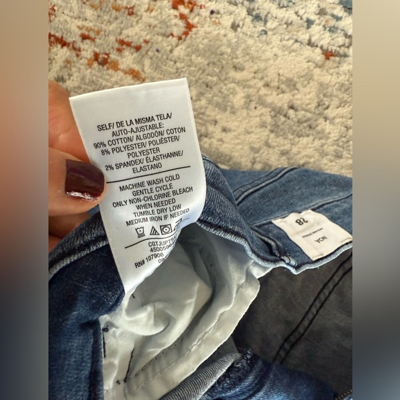 HUDSON Noa High-Rise Straight Leg Jeans 28 in Indigo Blue - Picture 6 of 9